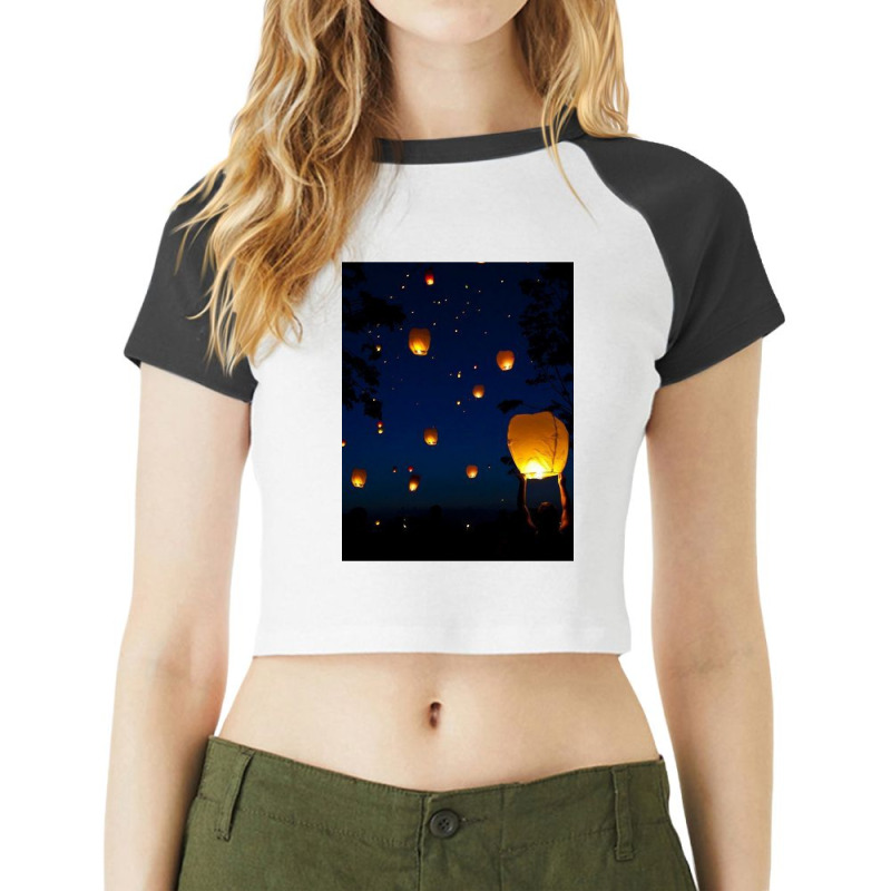 The Life Of A Lantern Raglan Crop Top by brumfieldportillo7vlpq8 | Artistshot