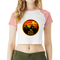 Nanga Parbat Raglan Crop Top | Artistshot