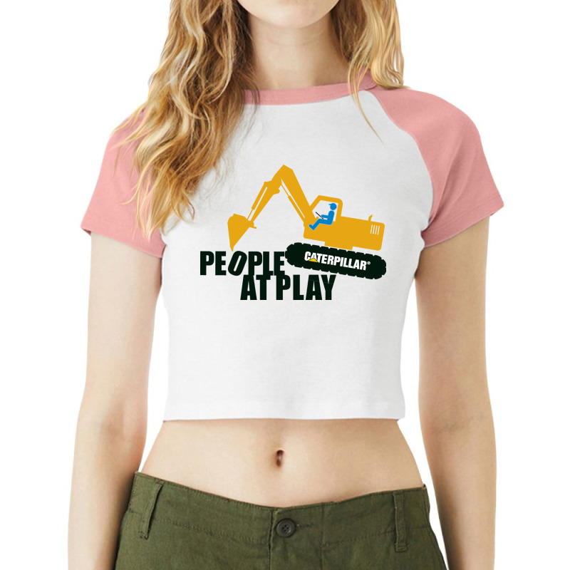 Cat People At Play Raglan Crop Top by vendrajanaka | Artistshot