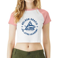 Relson Gracie Jiu Jitsu Cleveland Tank Top Raglan Crop Top | Artistshot