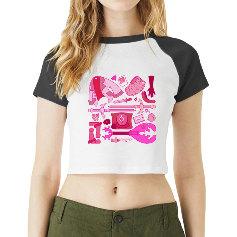 Sasha Waybright  Calamity (pink) Raglan Crop Top by CHRISWILSON | Artistshot