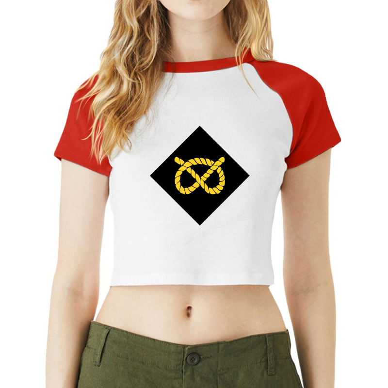 Staffordshire Regiment Raglan Crop Top by cm-arts | Artistshot