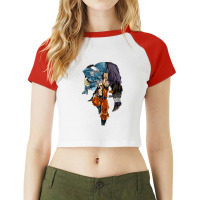 Goku Mastered Ultra Instinct Vs Dragonball Súper Saiyan Gift Raglan Crop Top | Artistshot