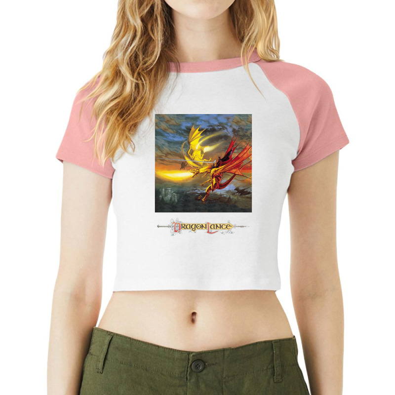 Dragonlance Legend Of Huma Artwork Raglan Crop Top by WesleyCopenheaver | Artistshot