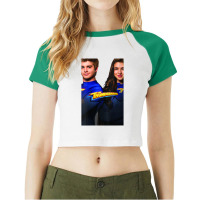 Womens The Thundermans Group Shot Poster V-neck Raglan Crop Top | Artistshot