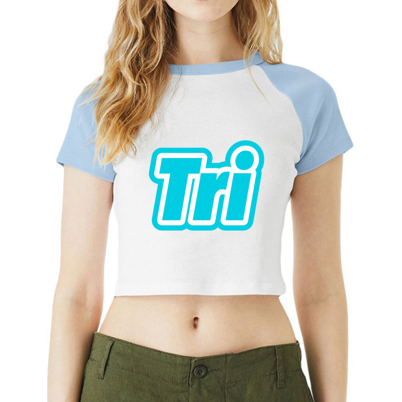 Triathlon Raglan Crop Top by KENNETHPCLING | Artistshot