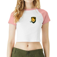 Metal Gear Solid - Fox Hound Emblem Raglan Crop Top | Artistshot