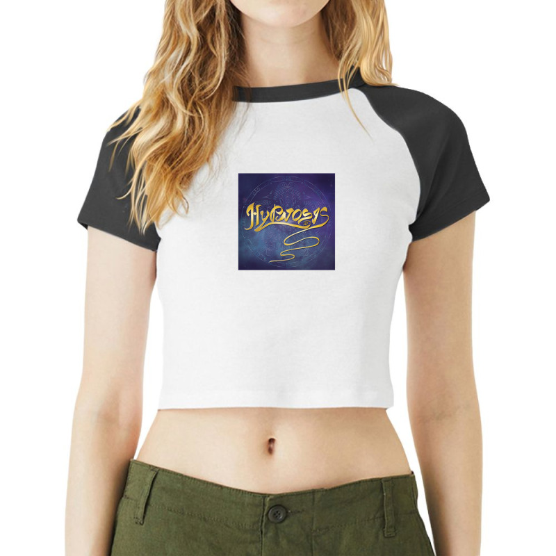 Hypnosis Raglan Crop Top by RobertTaylor | Artistshot