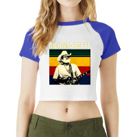 Richard Dickey Betts, Richard, Dickey, Betts, Richard Dickey Bett, Ric Raglan Crop Top | Artistshot