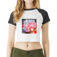 Goku Super Saiyan 5 Dragonball Af Friend Raglan Crop Top | Artistshot