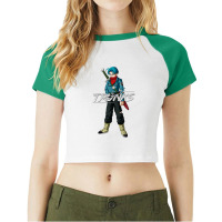 Future Trunks Gift2 Raglan Crop Top | Artistshot