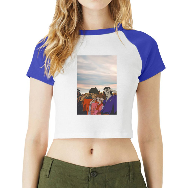 Samurai Champloo Raglan Crop Top by CharlesGrooms | Artistshot