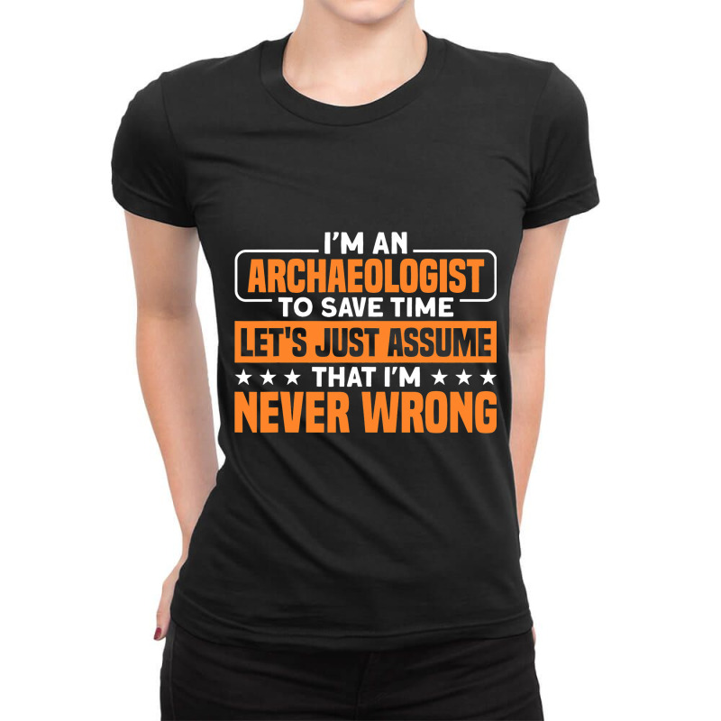 Dinosaur Excavation Archaeology Tools Anthropology Ladies Fitted T-Shirt by KrishaAltamiran | Artistshot