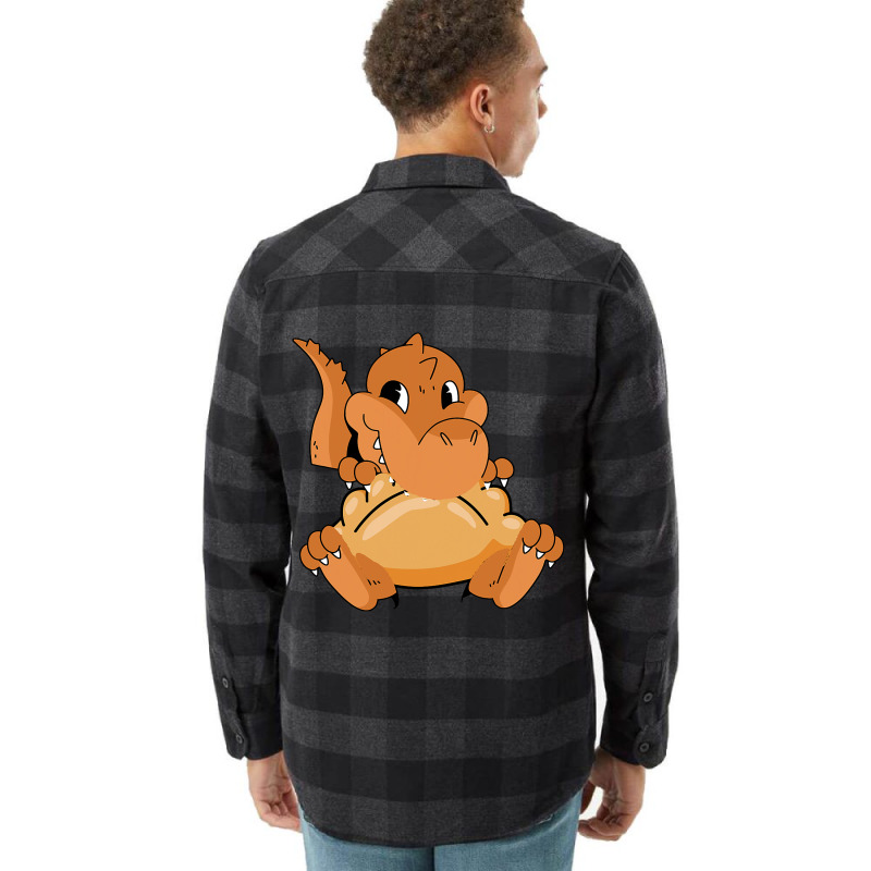 Empanada Dinosaur Latin American Trex Fried Food D Flannel Shirt by AyderStoner | Artistshot