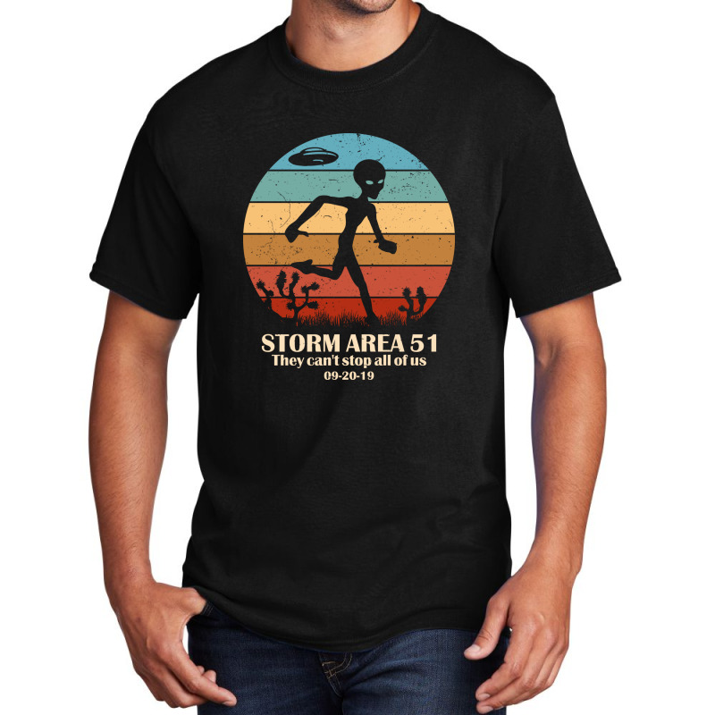 Storm Area 51 Basic T-shirt | Artistshot