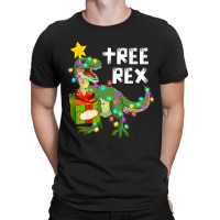 Christmas Dinosaur Kids Boys Men Christmas Lights  T-shirt | Artistshot