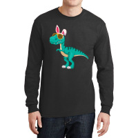 Funny Easter Dino Bunny Dinosaur Trex T Rex Long Sleeve Shirts | Artistshot