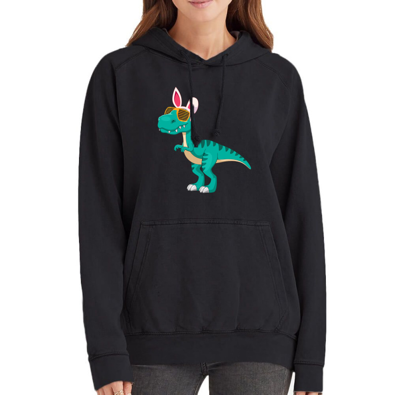 Funny Easter Dino Bunny Dinosaur Trex T Rex Vintage Hoodie | Artistshot