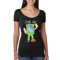 Funny Biologist Nerd Chemist Bacteria Cell Microbi Women's Triblend Scoop T-shirt | Artistshot