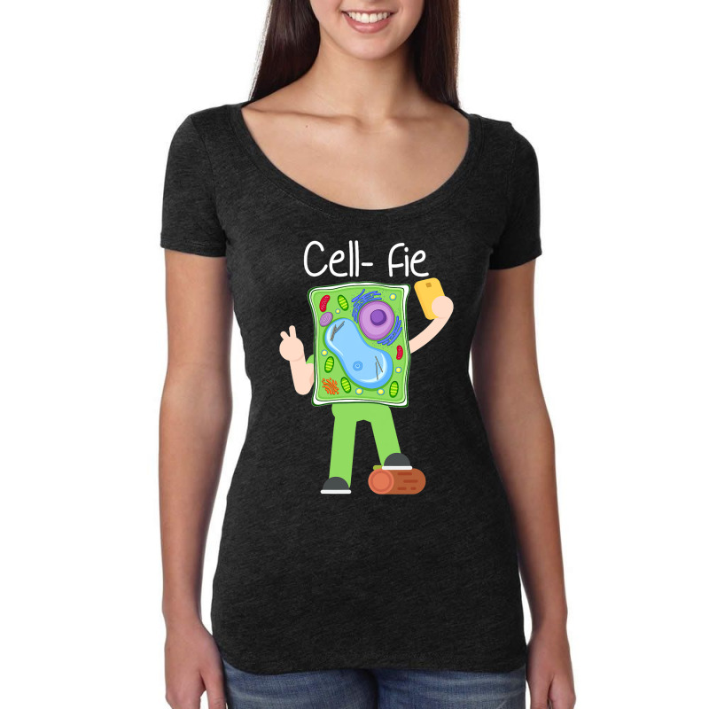 Funny Biologist Nerd Chemist Bacteria Cell Microbi Women's Triblend Scoop T-shirt by MarkFletche | Artistshot