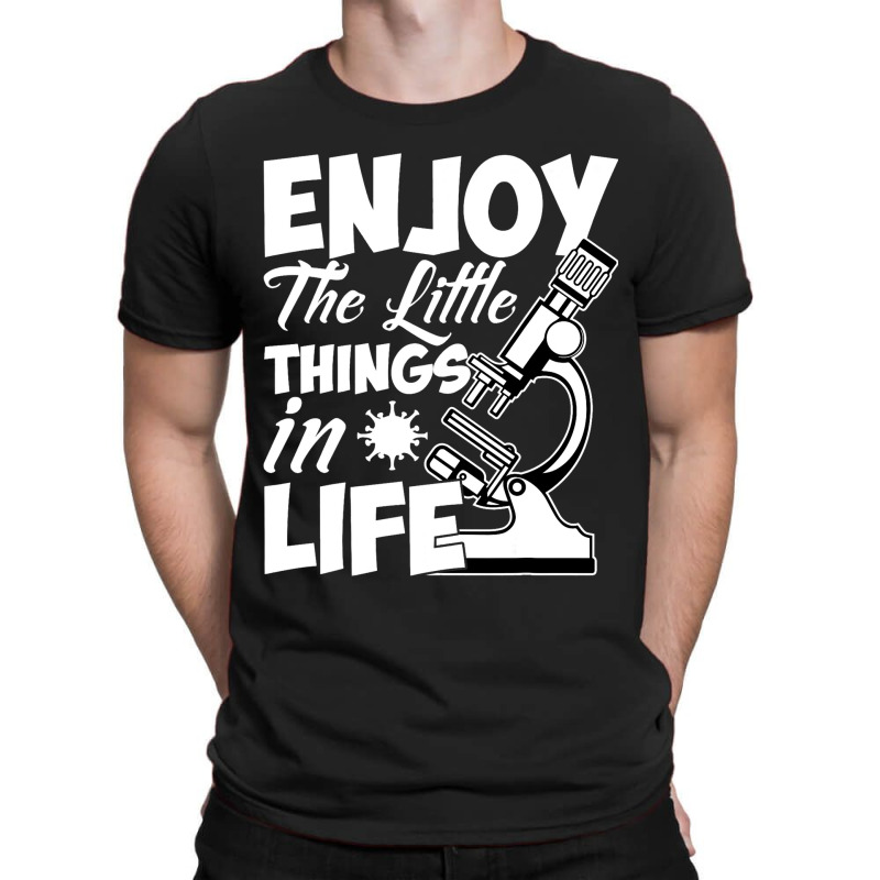 Enjoy Little Things Funny Biology Biologist Pun Mi T-shirt | Artistshot