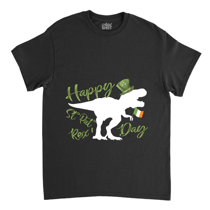 Dinosaur St Patricks Day Shamrock Leprechaun Costu Classic T-shirt | Artistshot