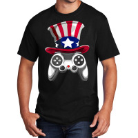 Video Game 4th Of July Gaming Funny Boys Kids Teens Gamer T Shirt Basic T-shirt | Artistshot