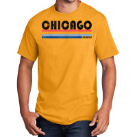 Vintage 1980s Style Chicago, Il T Shirt Basic T-shirt | Artistshot