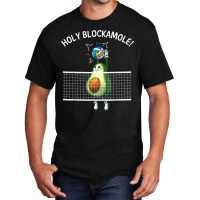 Funny Volleyball For Men Women Holy Guacamole Player Blocker Basic T-shirt | Artistshot