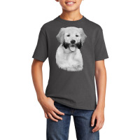 Golden Retriever With Sideburns T  Shirt Golden Retriever With Sidebur Basic Youth T-shirt | Artistshot