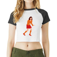 Velma Simple 2 Raglan Crop Top | Artistshot