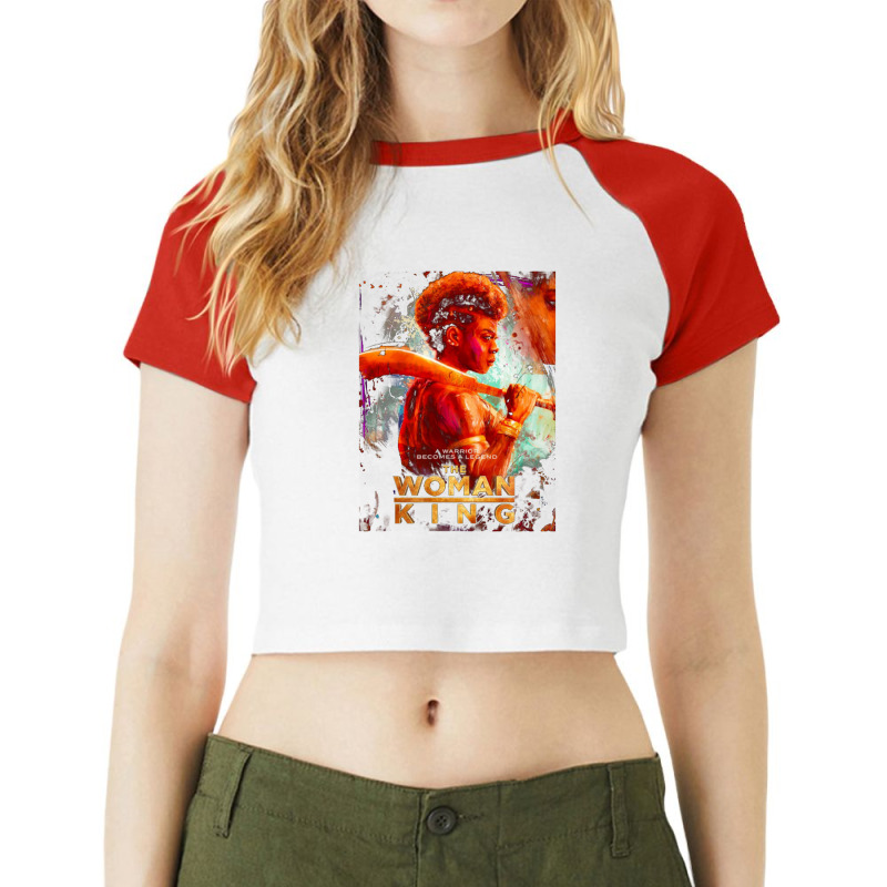 The Woman King Raglan Crop Top by cm-arts | Artistshot