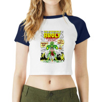 The Incredible Broly Raglan Crop Top | Artistshot