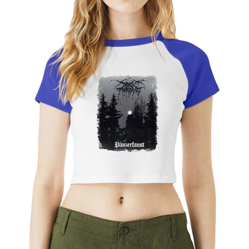 Darkthrone - Panzerfaust - Album Cover Raglan Crop Top by cm-arts | Artistshot