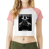 I.c.e N.i.n.e K.i.l.l.s Albums 2021 Dedededi3 Raglan Crop Top | Artistshot