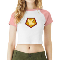 Peacemaker Emblem Raglan Crop Top | Artistshot