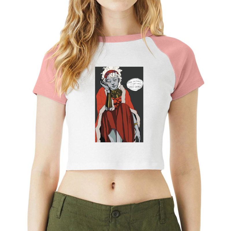 Hypnos (dialogue) Raglan Crop Top by ChandraGay | Artistshot