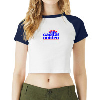 Capital Centre Raglan Crop Top | Artistshot