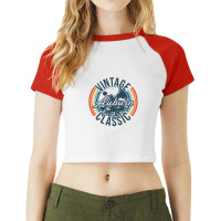 I Love Auburn California Retro Vintage Classic Limited Edition Raglan Crop Top | Artistshot