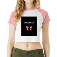 Dear America Sorry About Josh Hawley Dead Graphic Raglan Crop Top | Artistshot