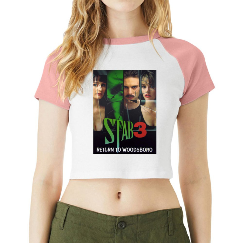 Scream 3 Scream 3 Horror Movie Film Raglan Crop Top by cm-arts | Artistshot