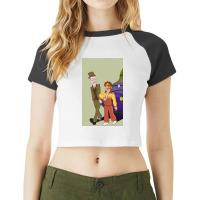 Time Travel Raglan Crop Top | Artistshot