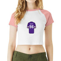 Armon Watts Jersey 1 Raglan Crop Top | Artistshot