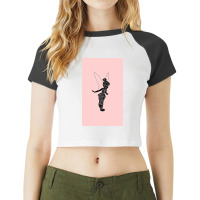 Tinkerbell Quote, From Peter Pan Raglan Crop Top | Artistshot