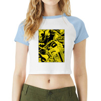 B.at.man 80 Years Panels Raglan Crop Top | Artistshot