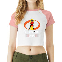 The Incredible Mom 1 Raglan Crop Top | Artistshot