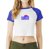 Capital Centre 1 Raglan Crop Top | Artistshot