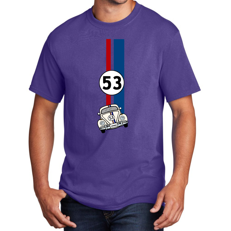 Herbie Vintage Look 53 Car Race Number Basic T-shirt by BanglaArt | Artistshot