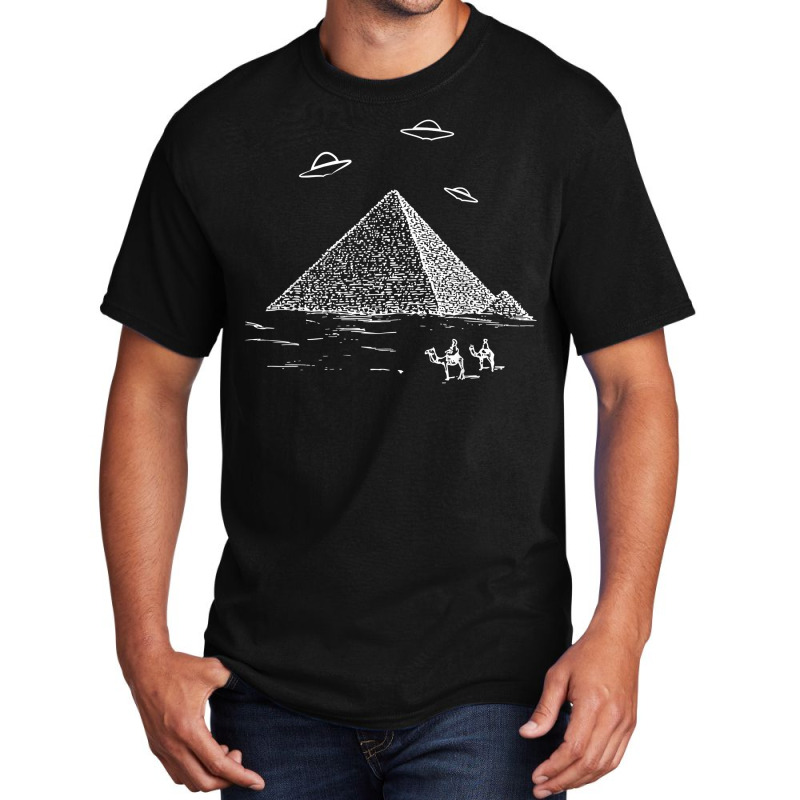 Ufo Pyramid Alien T Shirt Basic T-shirt | Artistshot