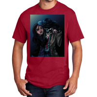 My Favorite People Skulduggery Painting Basic T-shirt | Artistshot